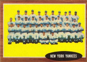 1962 Topps      251     New York Yankees TC